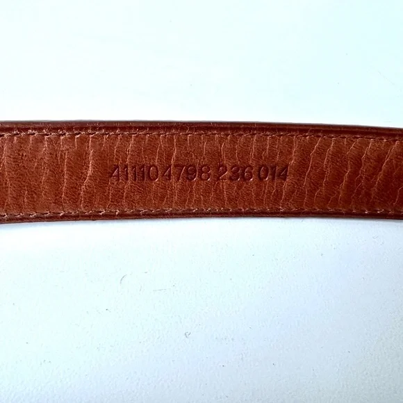 Ralph Lauren Purple Label Tri-strap O-ring Leather Belt - Picture 12 of 16